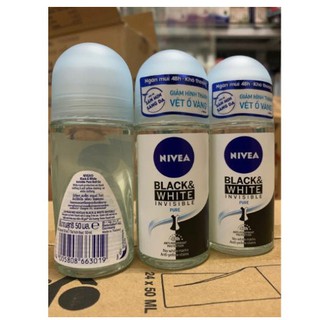 Lăn Khử Mùi Nữ Black & White Nivea 50ml