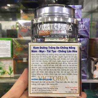 Kem victoria xám dưỡng da chống nắng