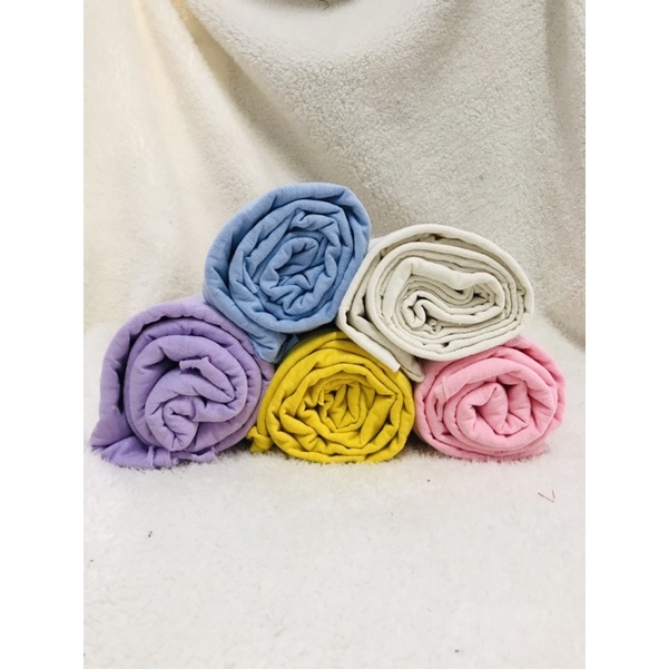 Vải thun cotton 2c Hàn màu pastel