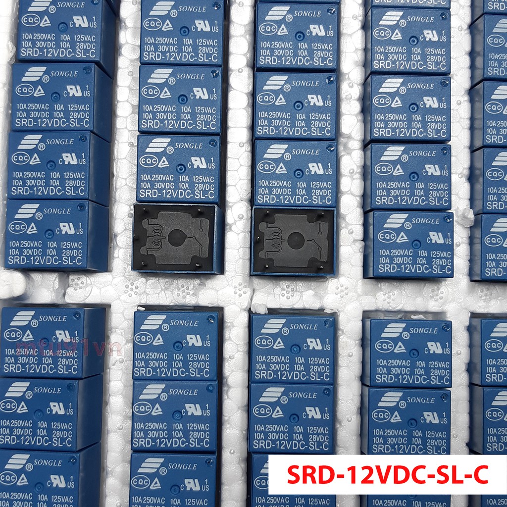 Relay (role) 3V / 5V / 12V / 24V - 5 chân Songle - SRD-05VDC-SL-C / SRD-12VDC-SL-C / SRD-24VDC-SL-C