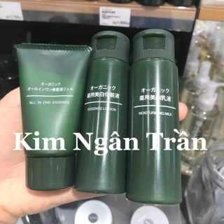 Set mini Muji organic cho da nhạy cảm