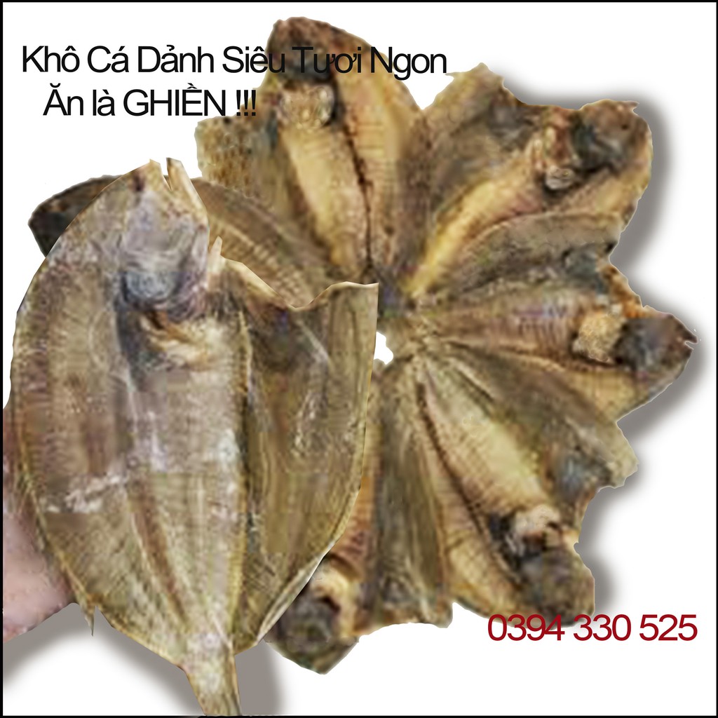 Khô Cá Dảnh (Cá Ngộ) Loại Ngon Đặc Sản Nổi Tiếng Phan Thiết-Bình Thuận Bao Ngon Rẻ