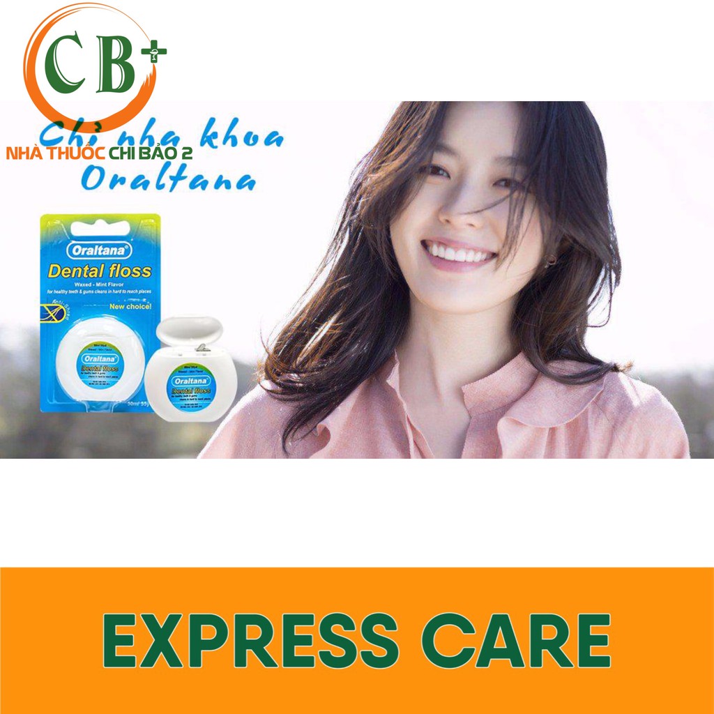 ✅ [CHÍNH HÃNG] Chỉ nha khoa Oraltana Dental floss (cuộn 50m).