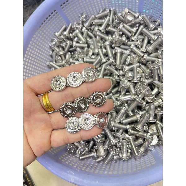 8li20 ốc đĩa ngắn mẫu salaya S3 mẫu ngôi sao mới S3 chuẩn inox 304 ko rỉ sét