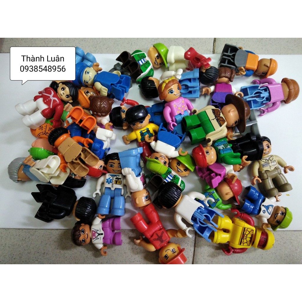 Đồ Chơi nhân vật Lego Duplo , nhân vật Lego Size To tương thích với Gạch Duplo
