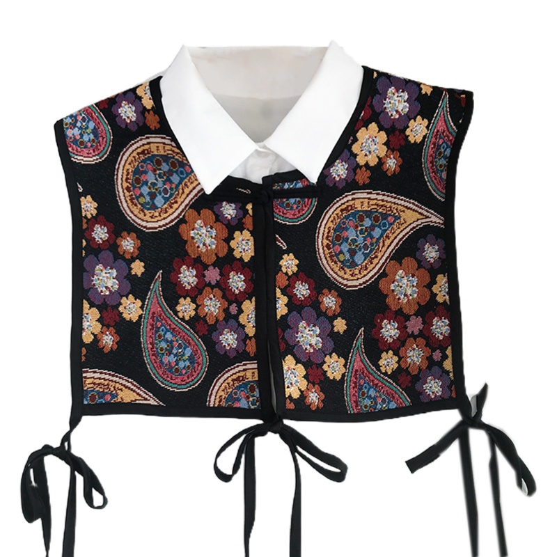 Cổ Áo Giả Kiểu Sườn Xám Thêu Hoa Phong Cách Vintage Cho Nữ