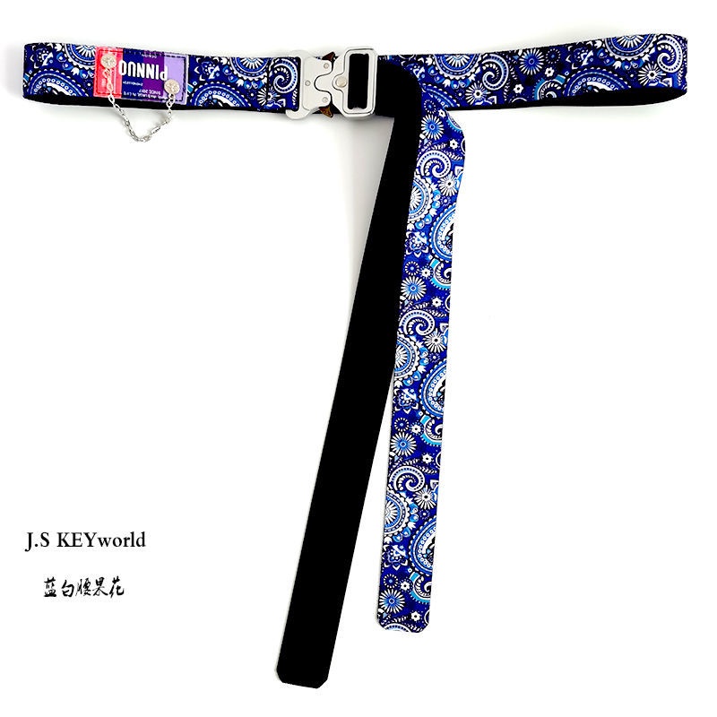 Thắt Lưng Vải Canvas Phong Cách hip hop Trẻ Trung Cho Nam Nữ