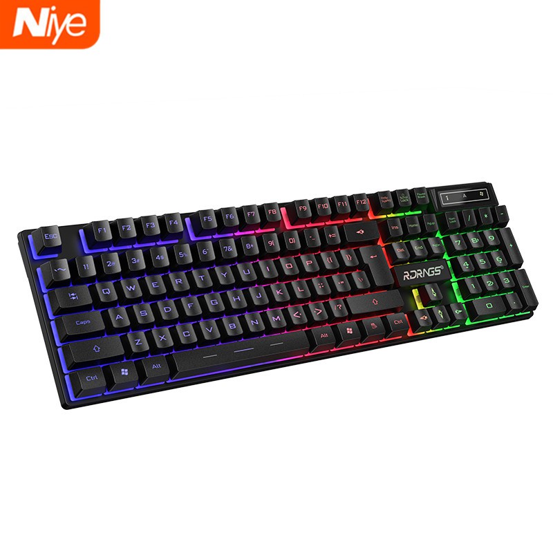 Bàn Phím Cơ Gaming Niye K803 Tích Hợp Đèn Led Cầu Vồng Đẹp Mắt | BigBuy360 - bigbuy360.vn