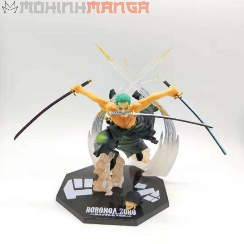 [CÓ QUÀ] Mô hình Zoro Roronoa Zoro Battle Ver 2 Thợ săn hải tặc Đảo hải tặc Figure One Piece băng Mũ Rơm (bạn của Luffy)