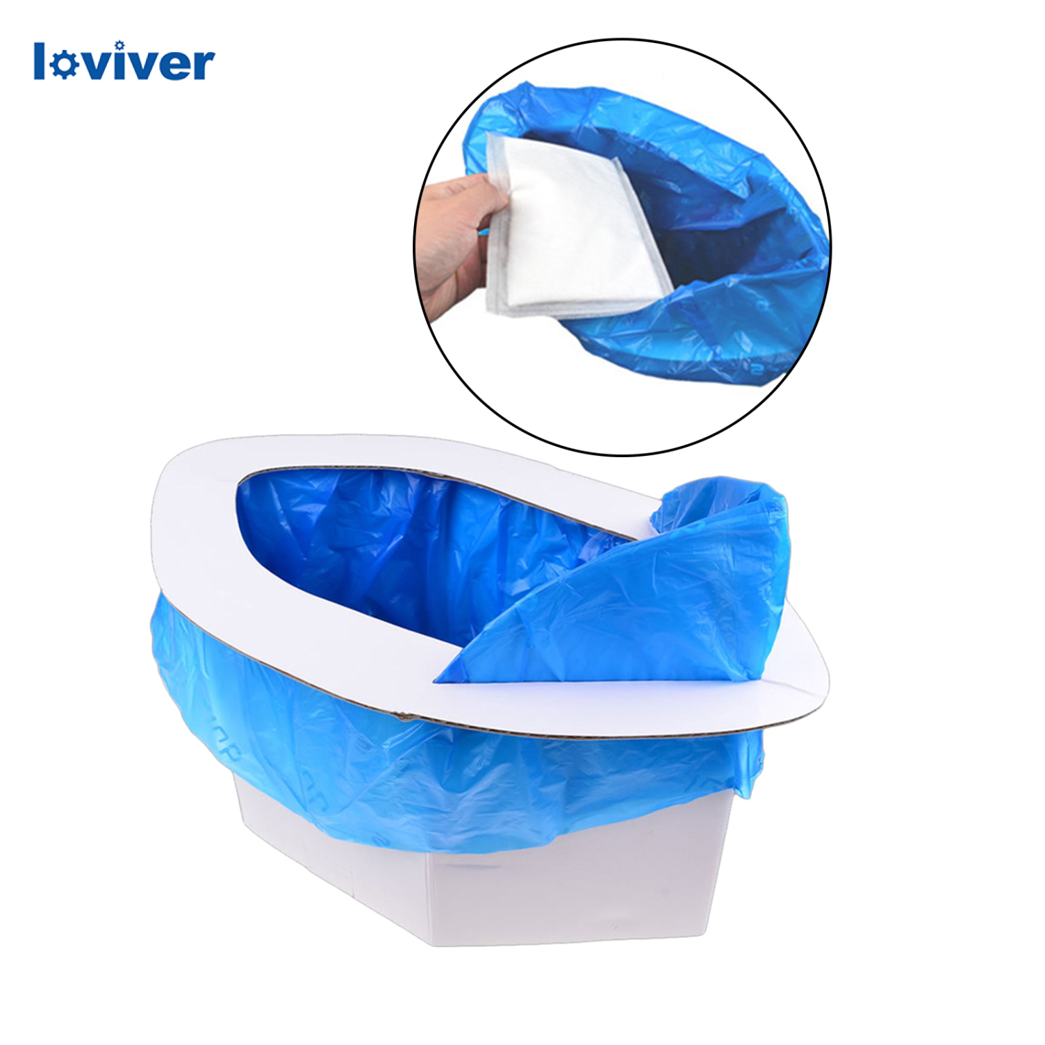 Ghế Ngồi Toilet Tạm Thời Loviver Cho Người Lớn Và Trẻ Em