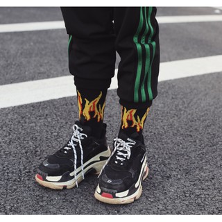 Vớ cổ cao unisex Lửa Dài - V75