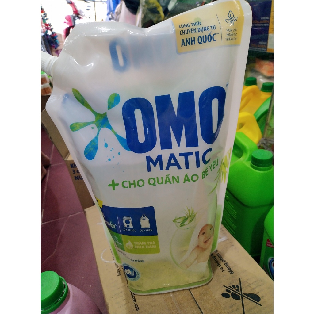 Túi nước giặt Omo Matic cho Quần áo bé yêu 2kg