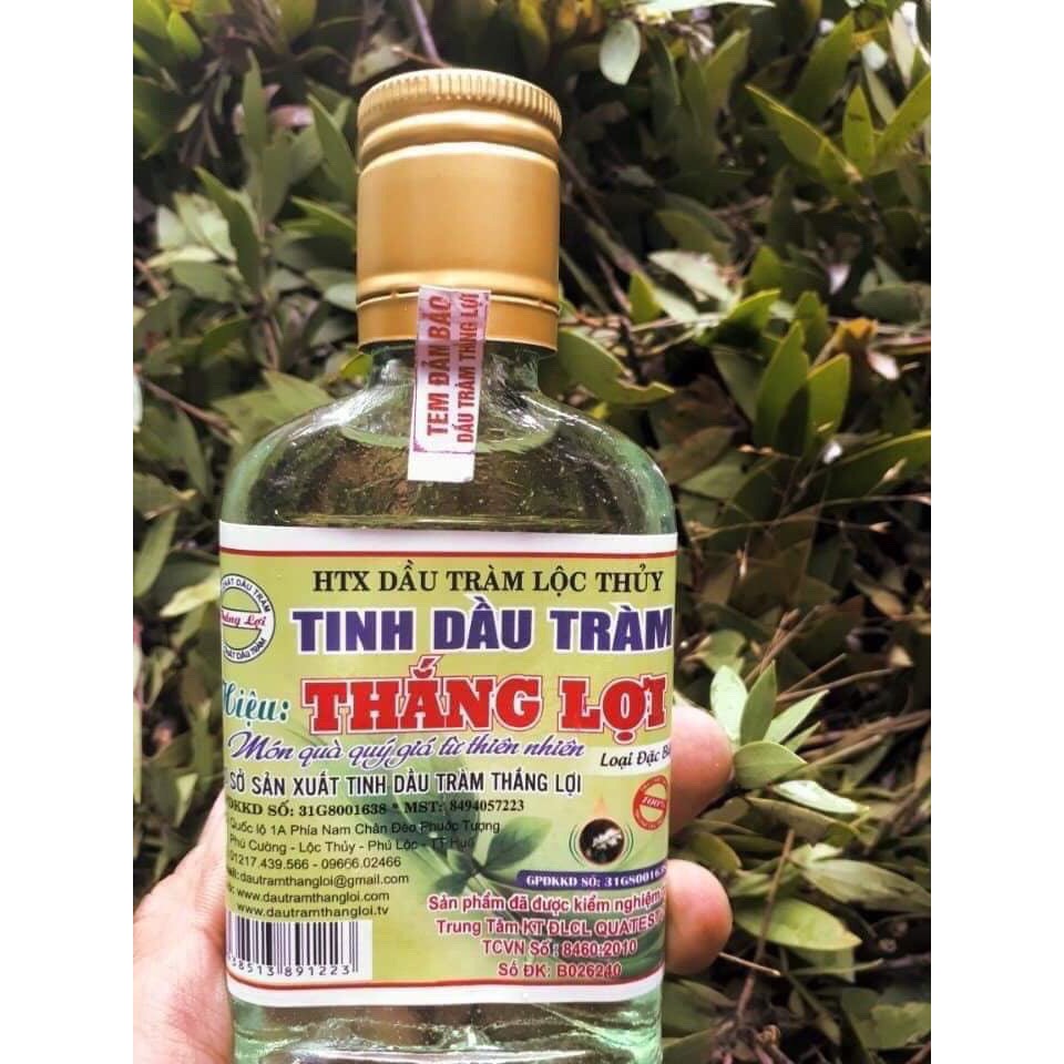 Tinh dầu tràm Thắng Lợi chính hãng ( có tem chống giả của công ty)