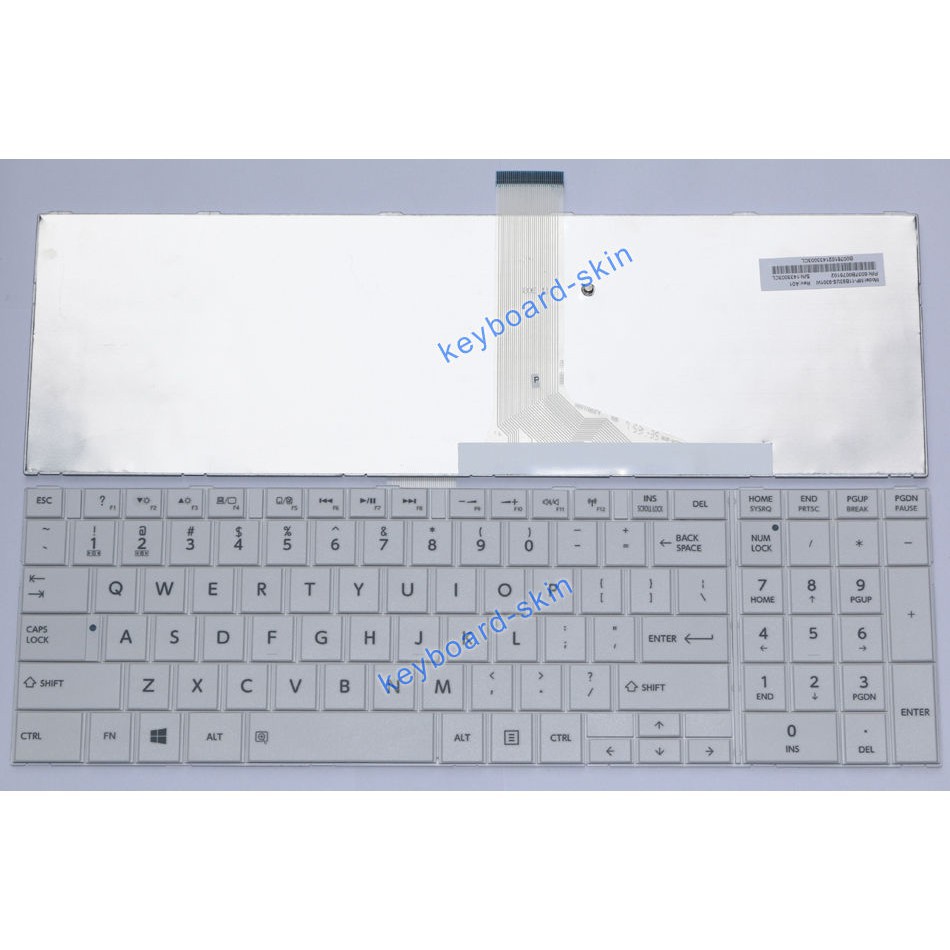 (KEYBOARD) BÀN PHÍM LAPTOP TOSHIBA C850/L875 dùng cho Satellite C850 C855 L850 L855 L870 L875 L950 L955 P850 P855 P870