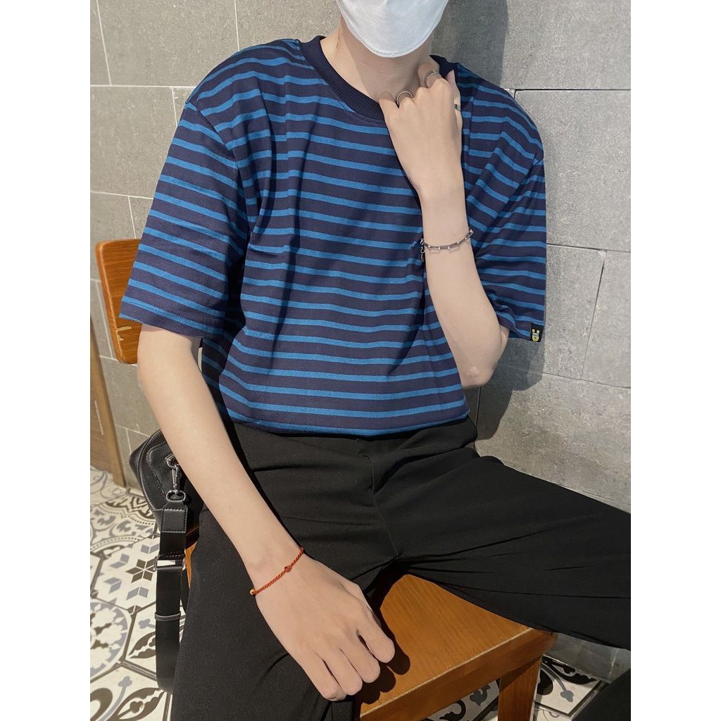ÁO THUN SỌC XANH DƯƠNG