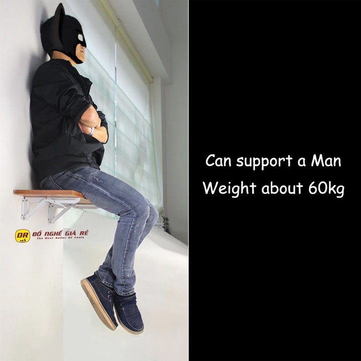 Bàn bàn làm việc gấp gọn treo tường, đa năng làm bàn học, bàn ăn V_Decor