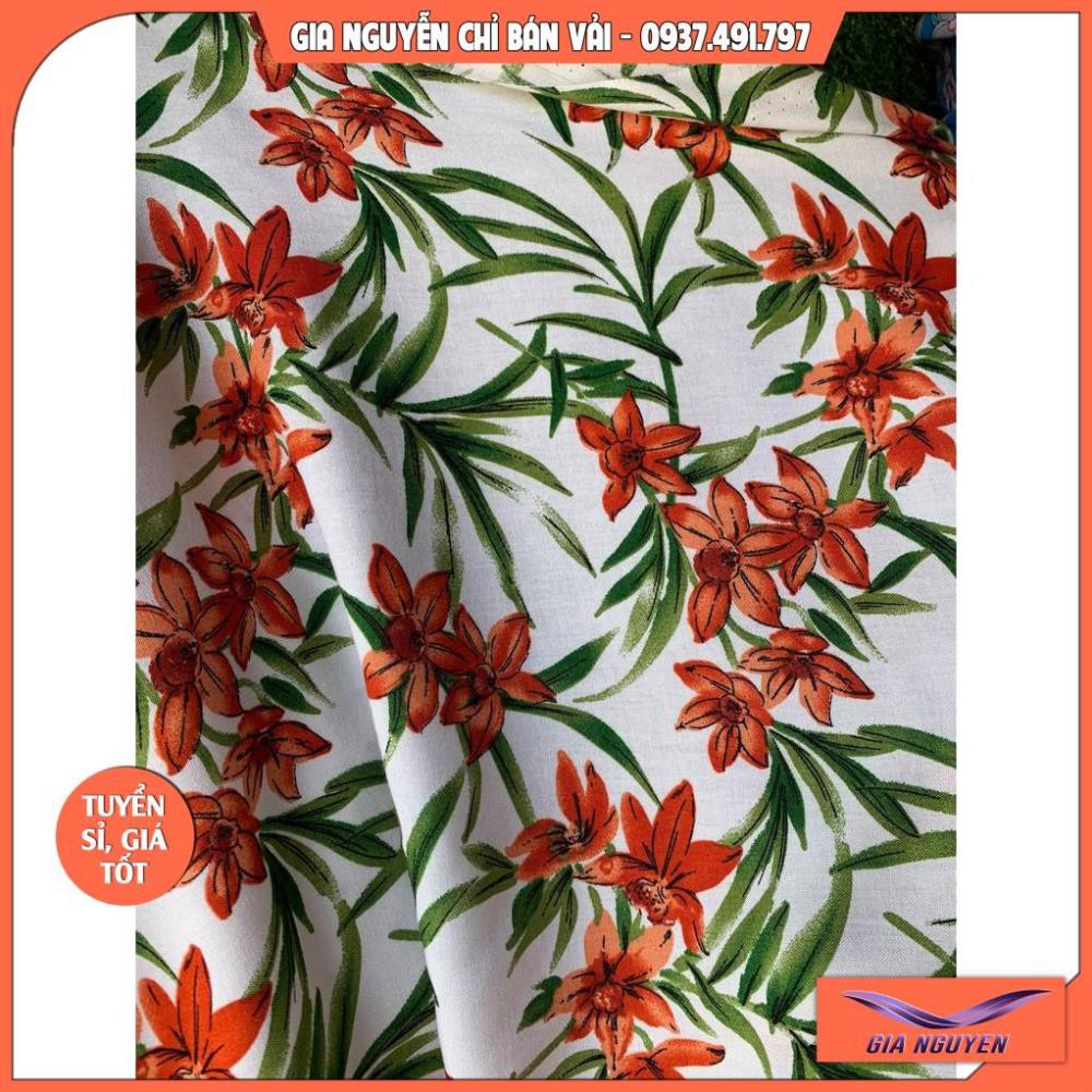 Vải Lanh (Tole)-Lanh vừa mát, vừa xinh chỉ 40k/m mà may đồng phục cho cả gia đình dễ thương vô cùng