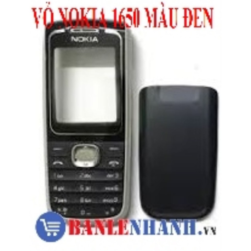 VỎ NOKIA 1650 CÓ PHÍM MÀU ĐỎ