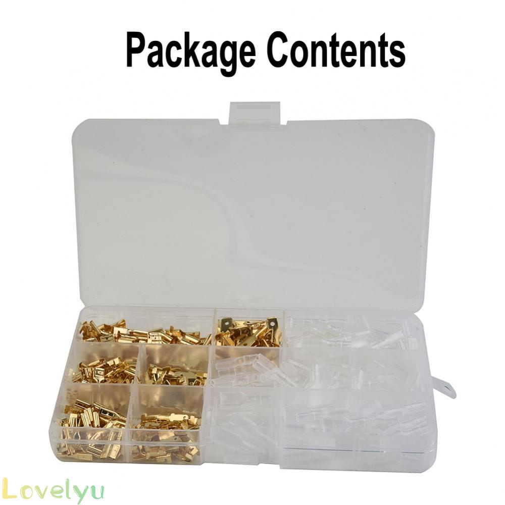 ◀READY▶315 Pcs Male Electric Shovel Wire End Connectors Lugs Cable Splice Crimp Terminals Kit# Good Quality
