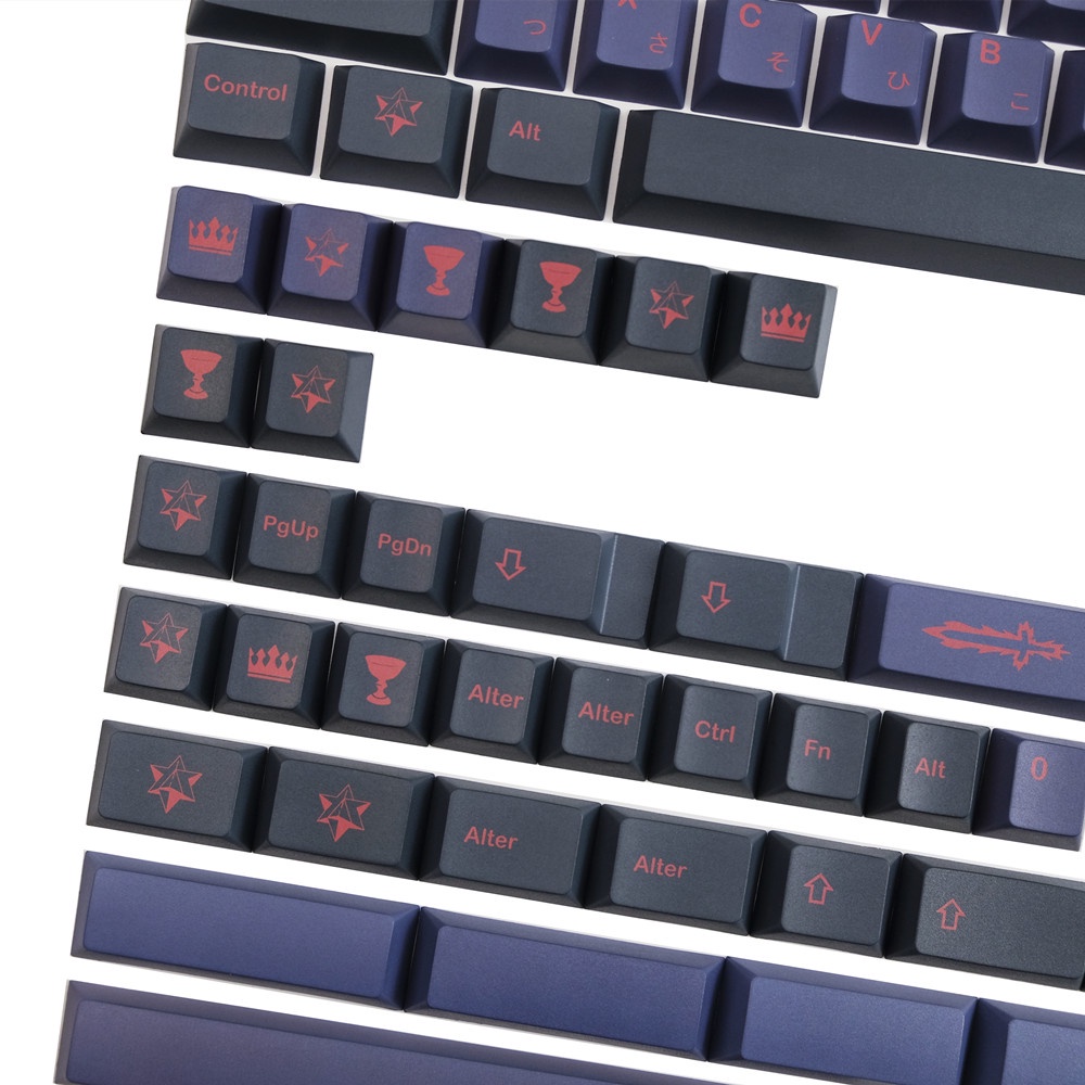 GMK keycaps, 140 phím keycaps Cherry Profile DYE-SUB Cá nhân hóa GMK Keycaps cho bàn phím cơ