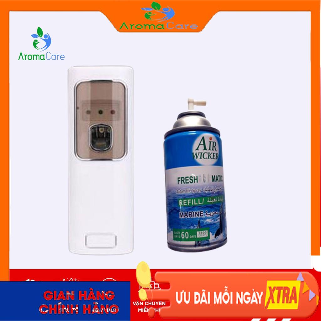 Máy xịt thơm phòng tự động Aroma Care - Cảm biến ánh sáng Kèm theo chai xịt nước hoa khử mùi AIRWICKER