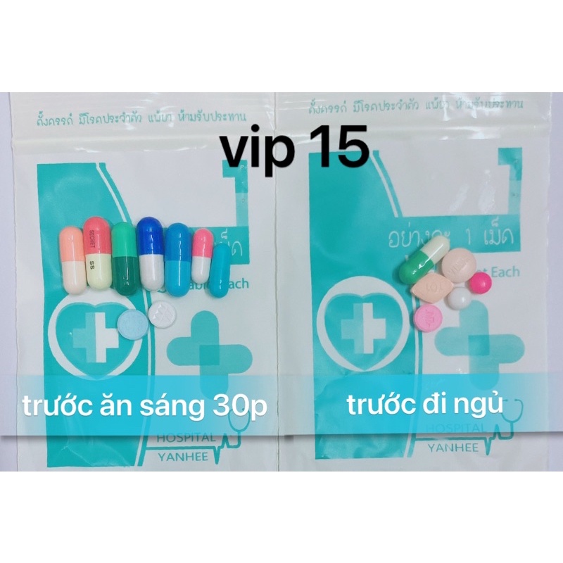 Giảm cân Yanhee vip 15 giảm mỡ cứng