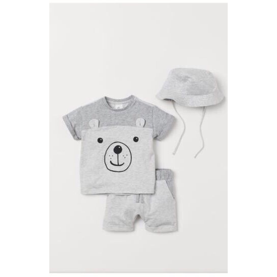 Set bộ HM gấu kèm mũ