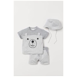 Set bộ HM gấu kèm mũ