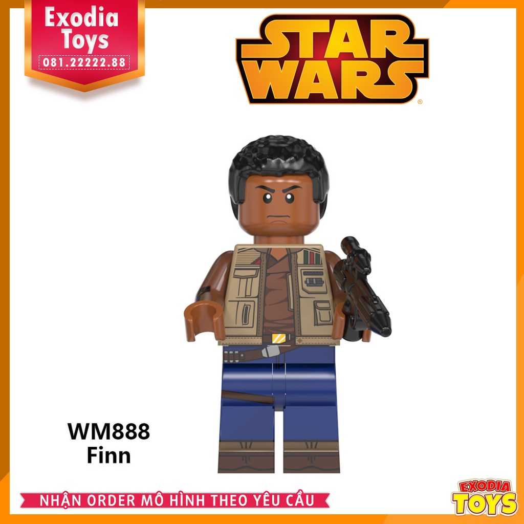 Xếp hình Minifigure Star Wars: Sự Trỗi Dậy Của Skywalker - Chiến Tranh Giữa Các Vì Sao - WM6081