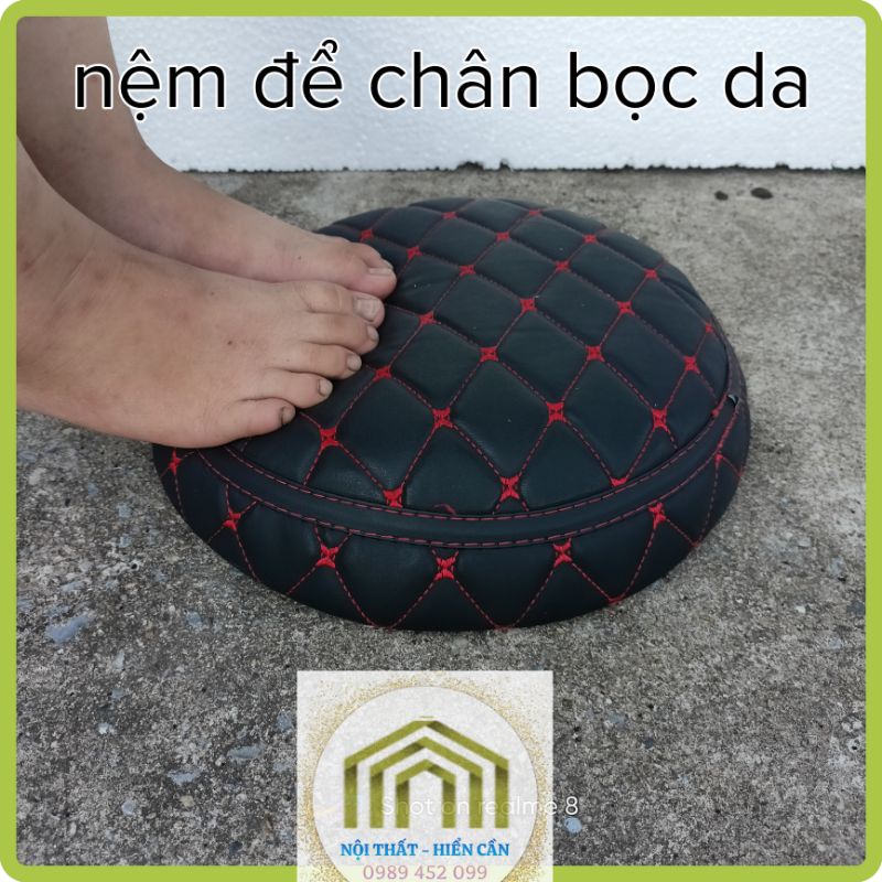 Tấm nệm da để chân cao cấp bền đẹp tiện lợi