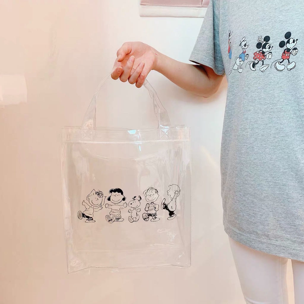 Túi xách trong suốt chống nước độc đáo thời trang dành cho nữ