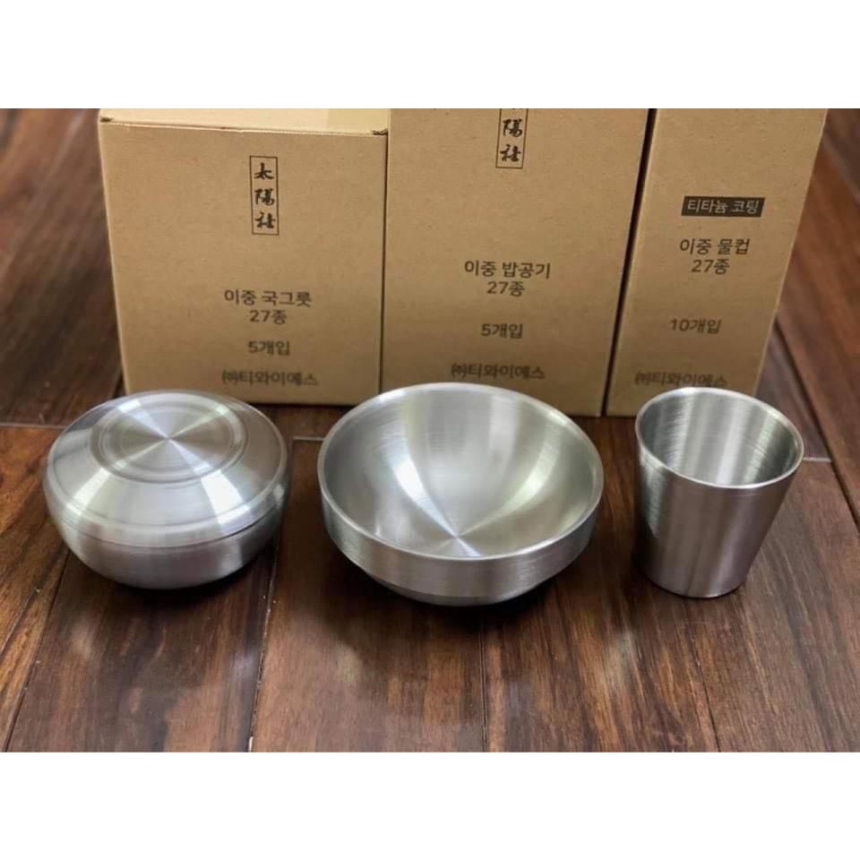 Set bát, cốc xuất Hàn xịn xò, hàng xuất dư chuẩn