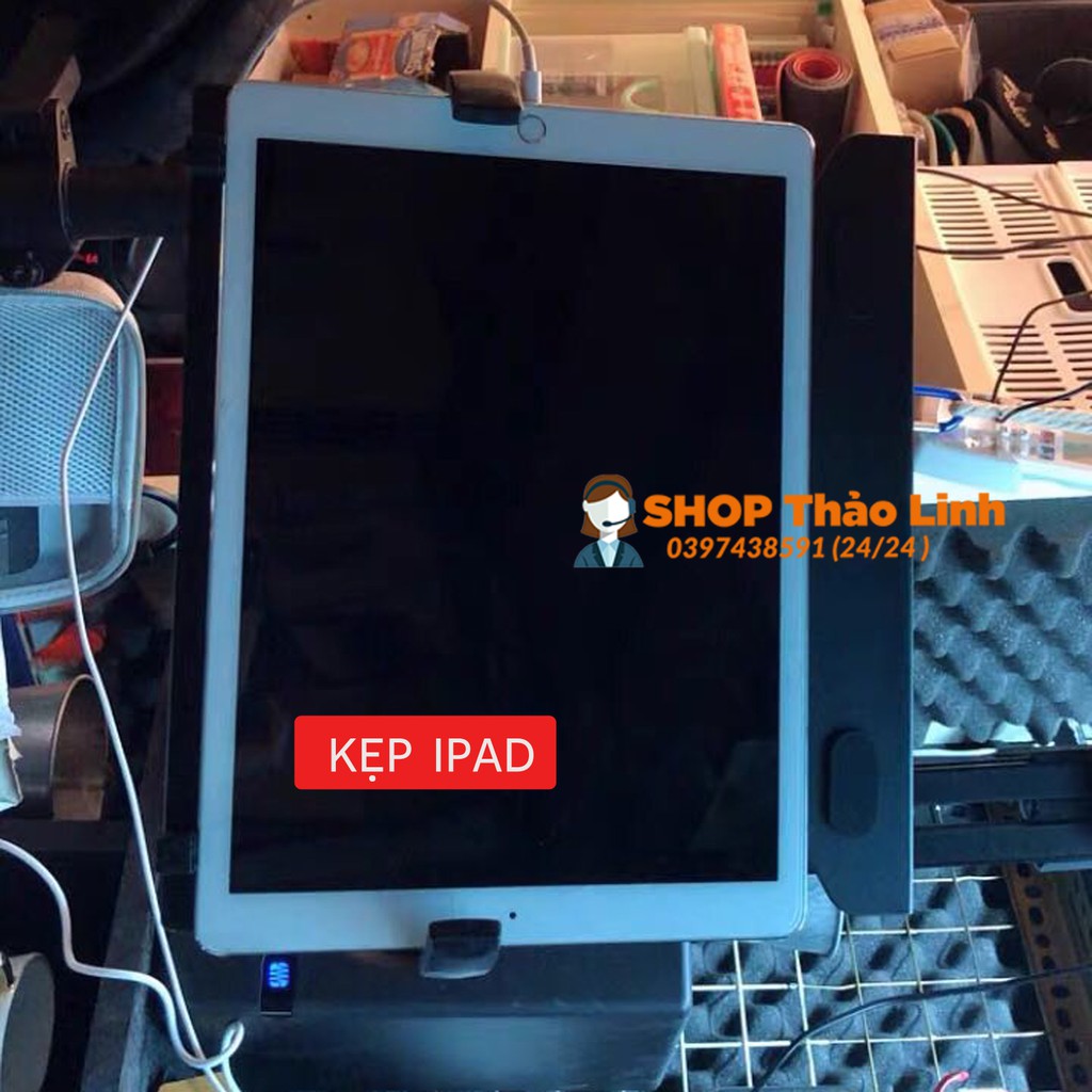 [THEO DÕI SHOP để nhận COUPON 20%] Giá Treo Laptop - Kẹp Laptop kết hợp Arm Monitor 23cm