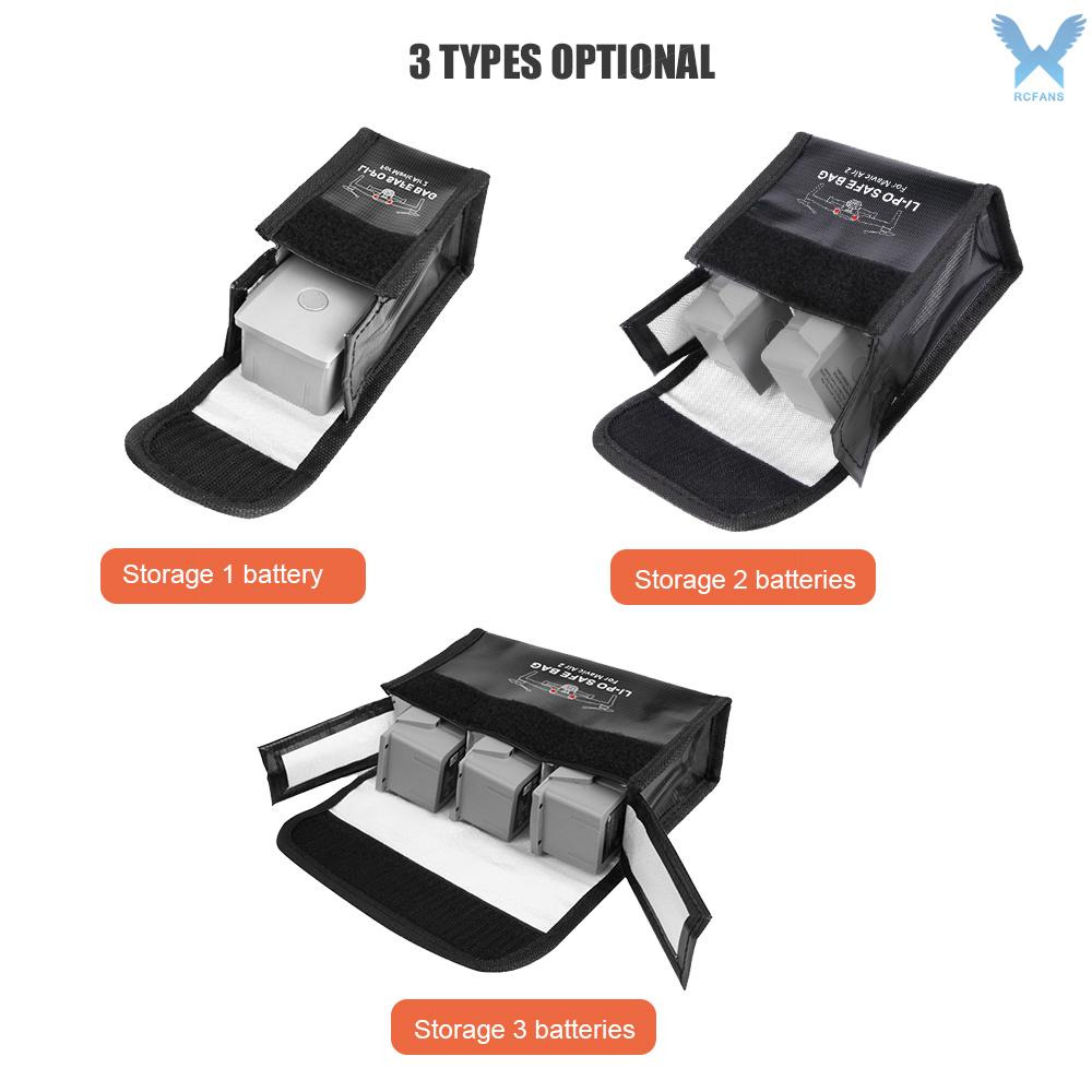 Túi Đựng Pin Lipo 3 Pin Chịu Nhiệt An Toàn Cho Drone Dji Mavic Air 2 | BigBuy360 - bigbuy360.vn