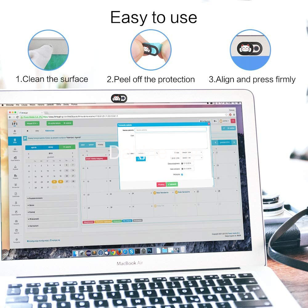 Set 3 Vỏ Bọc Webcam Máy Tính Laptop Dakine 0.027in Siêu Mỏng Bảo Vệ Riêng Tư | BigBuy360 - bigbuy360.vn