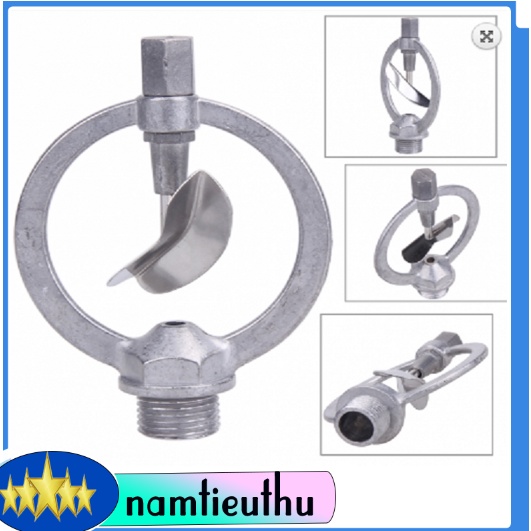 Béc tưới cây inox ren ngoài 21 xoay thân 360 độ