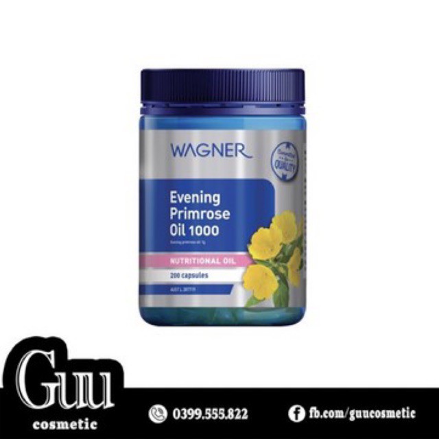 Viên uống tinh dầu hoa anh thảo Wagner Evening Primrose Oil Úc