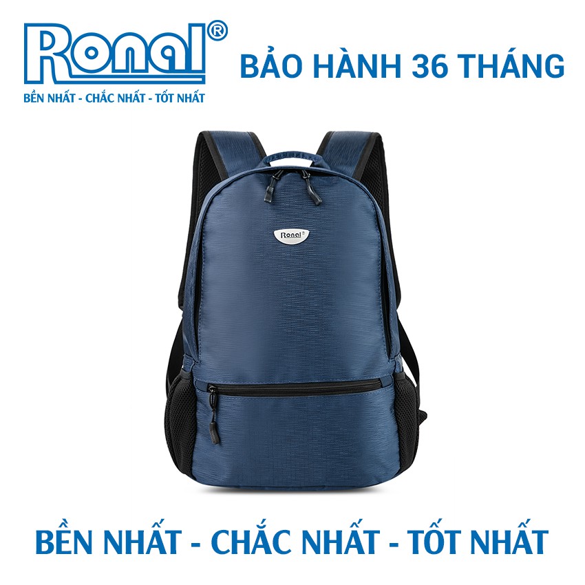 Ba lô Ronal BL83 - Xanh logo trắng