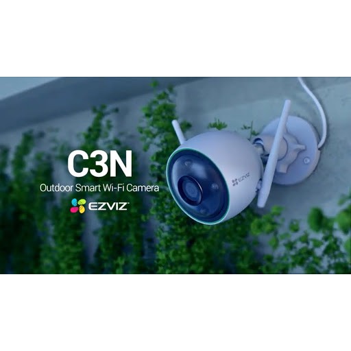 Camera IP WIFI Ngoài Trời AI Thông Minh EZVIZ C3N C3WN C3TN (1080P), có màu ban đêm, có mic (chính hãng Hikvision VN)