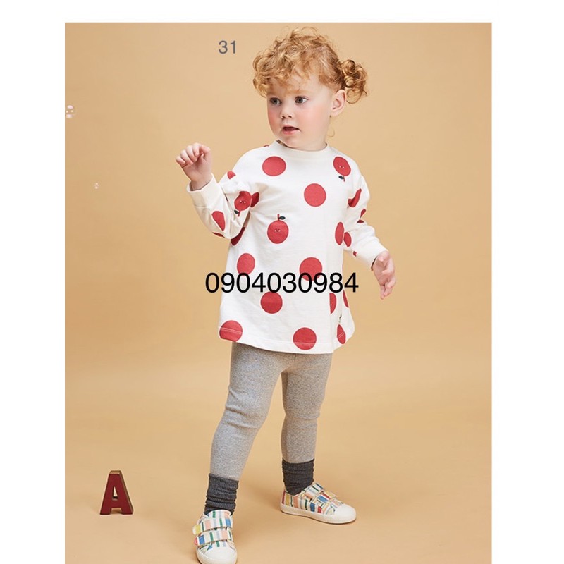 Quần legging cotton bé gái xuất xịn