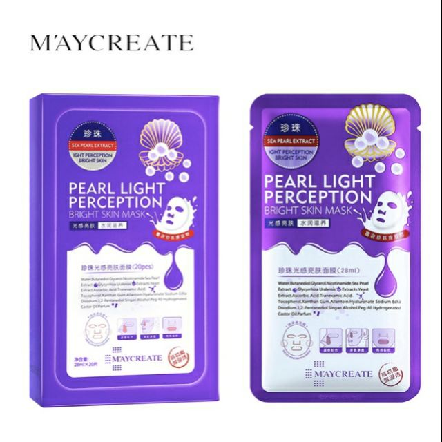 [Free Ship]Mặt Nạ HA Maycreate Dưỡng Ẩm Chống Lão Hóa ,Dưỡng Da, Giảm Mụn,Mờ Thâm,Cấp Nước,Phục Hồi Da