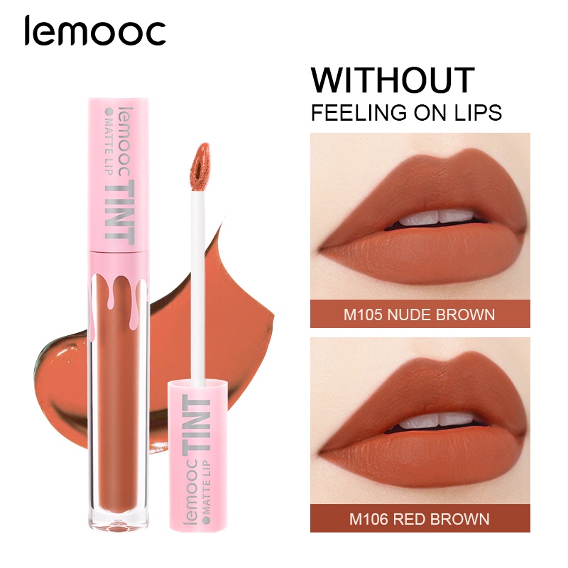 Son Môi Dạng Lỏng Mềm Mịn Chống Thấm Nước Lâu Trôi Có 8 Màu Để Chọn Lựa