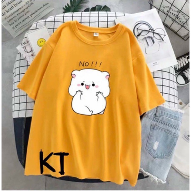 Áo phông form rộng tay lỡ unisex - Áo thun in hình mặt cười - Sỉ áo thun số lượng lớn