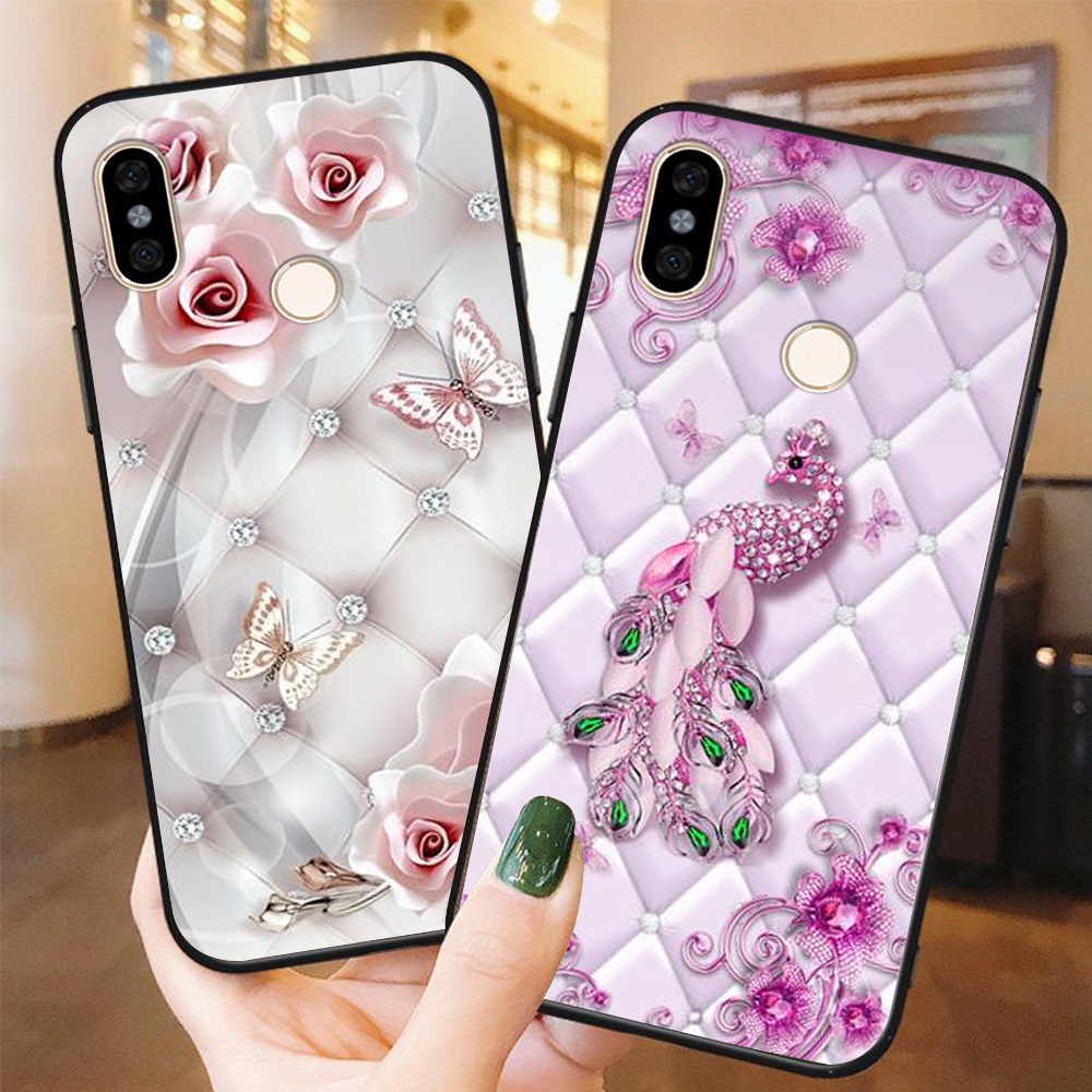 ốp lưng điện thoại xiaomi redmi note 5 / note 6 in hình phong cách nữ sang chảnh