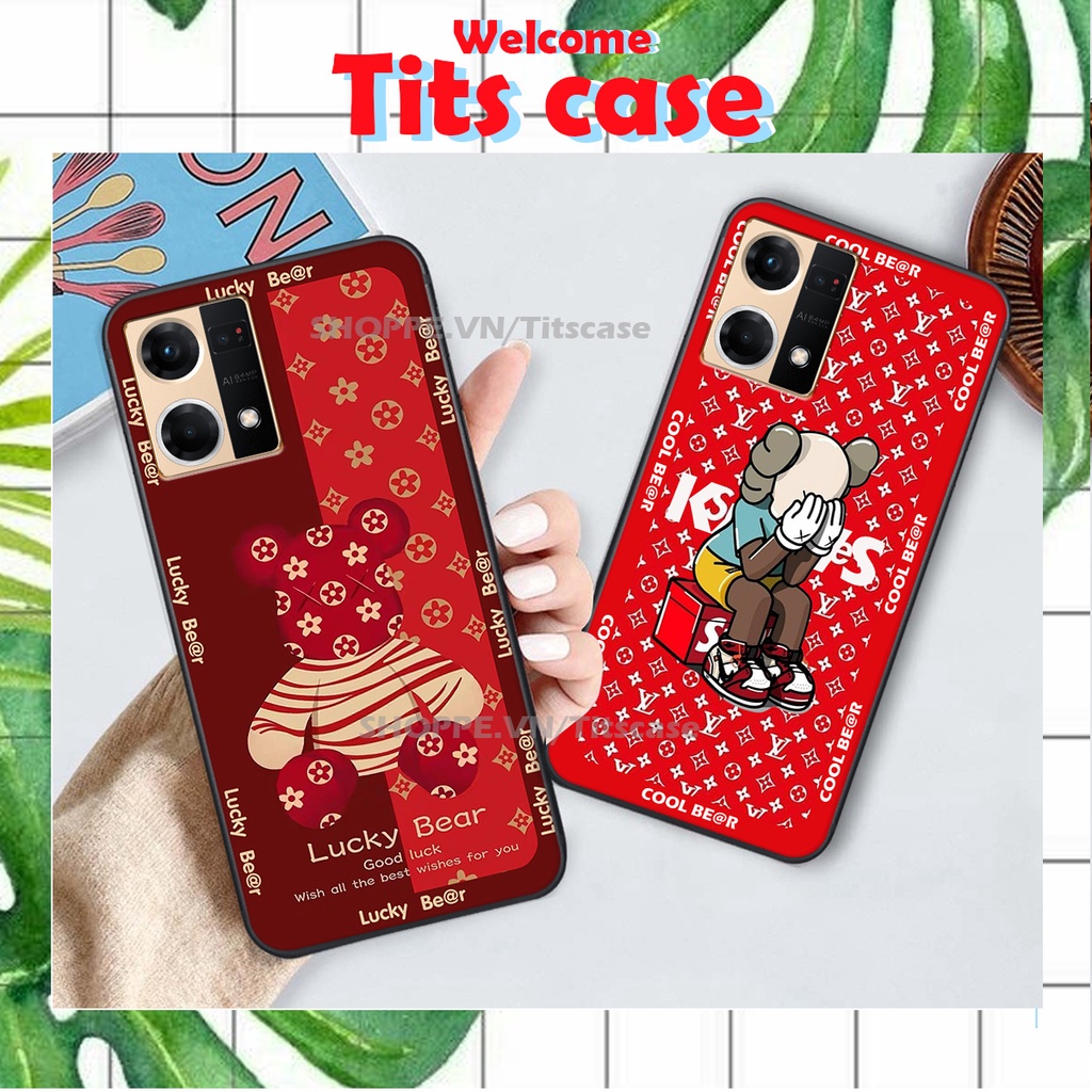 Ốp lưng Oppo RENO 7 4G / RENO 8 4G in hình GẤU K@WS- BE@R COOL-CỰC XINH-RẺ-BỂN -ĐẸP