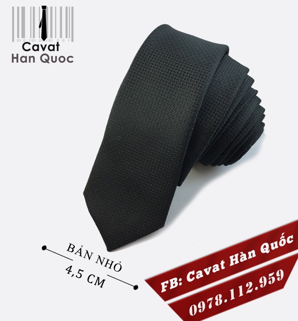 Cavat đen trơn Hàn Quốc