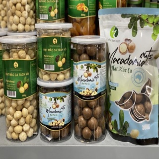 Hạt Macadamia nứt vỏ Úc 500g
