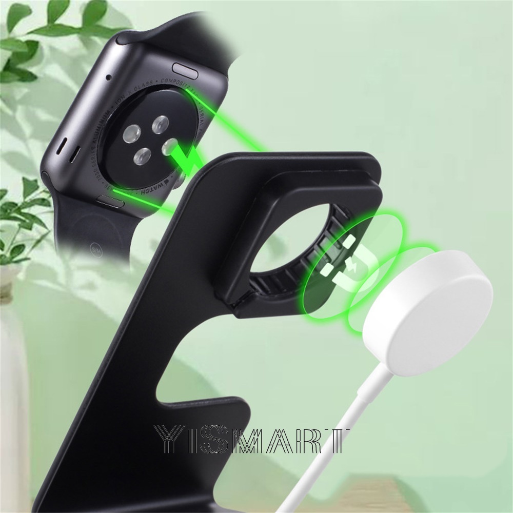 Giá Đỡ Bằng Kim Loại Nhôm Cho Đồng Hồ Apple Watch iWatch 6 5 4 3 SE
