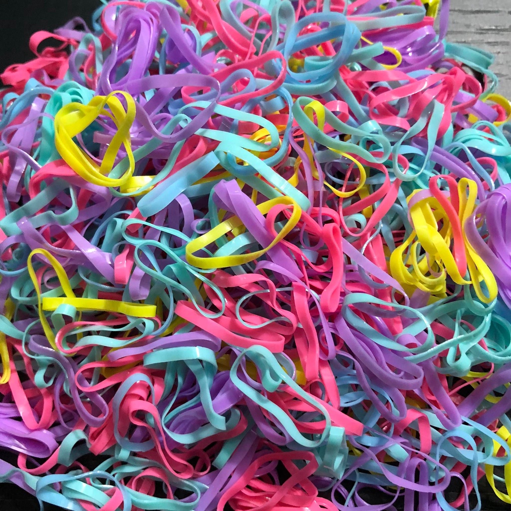 100g Thun Cột Tóc Màu Thái Đẹp Loại 1 Dai Bền