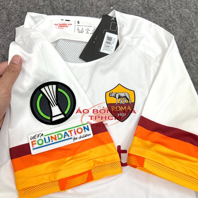 AS ROMA mùa 21/22 - Áo Bóng đá bản PLAYER hàng Thái - ROMA TRẮNG 21/22